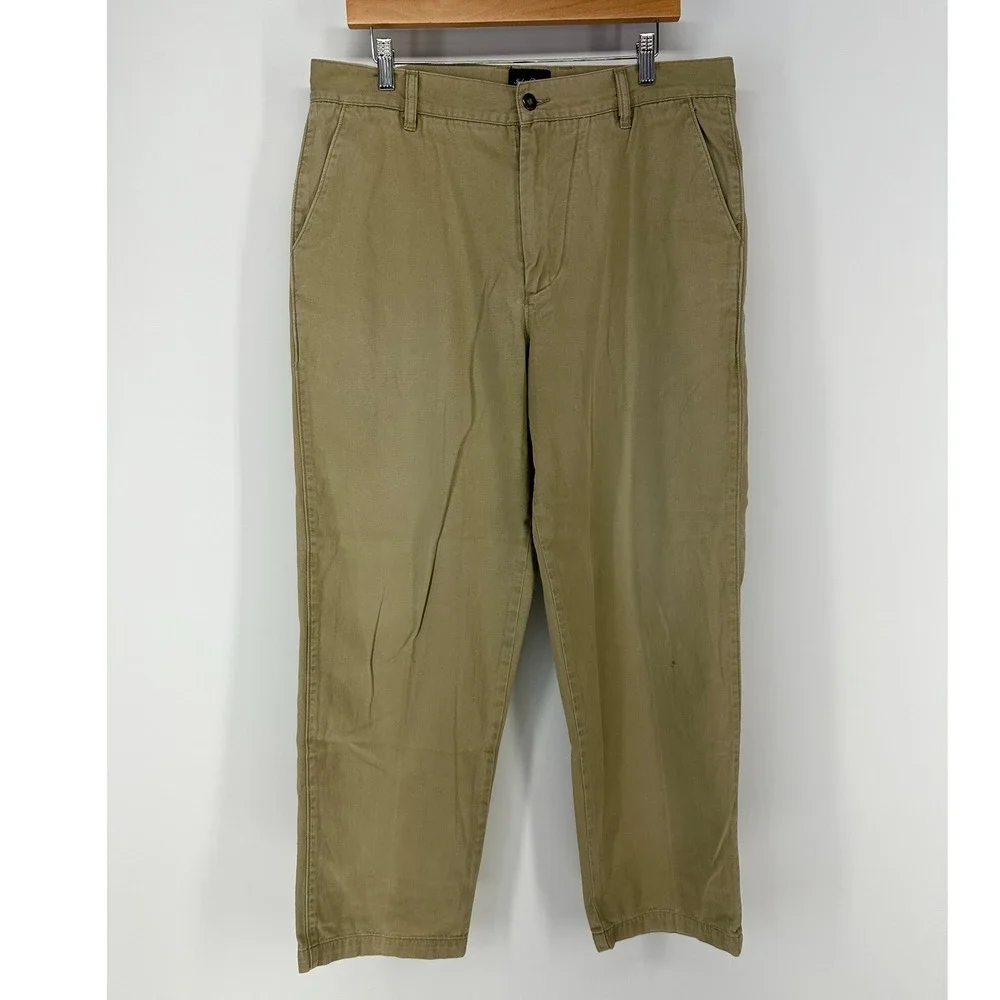 Indigo Palms Chino Pants Mens 36x30 Khaki Tan Straight Leg Casual Trousers SEO